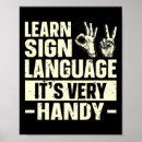 Search for language learning posters Deaf