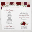 Search for catholic folded wedding programs Sacrament of holy matrimony