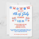 Search for firework 4th of july invitations Flag