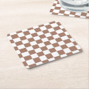 Search for brown white pattern coasters Geometric