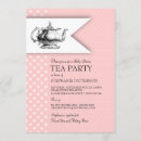 Search for shabby chic tea party invitations Girly