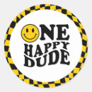 Search for yellow smile stickers First birthday