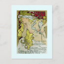 Search for alphonse mucha girl postcards Vintage