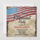 Search for military square invitations Retirement