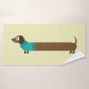 Search for dachshund bath towels Animal