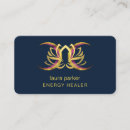 Search for crescent moon business cards Energy healer