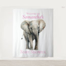Search for elephant baby shower backdrops Animal