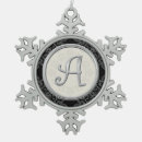 Search for alphabet christmas tree decorations Initial