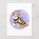 Search for bee illustration postcards Cute