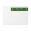 Search for color return address labels Festive