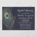 Search for elegant peacock bridal shower invitations Chic