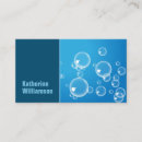 Search for water bubble business cards Professional