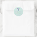 Search for turquoise business stickers Blue