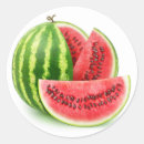 Search for cut watermelon stickers Fruit