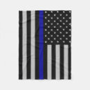 Search for thin blue line blankets Cop