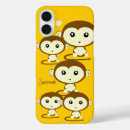 Search for cute monkeys iphone cases Yellow