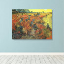 Search for red sunset canvas prints Vincent van gogh