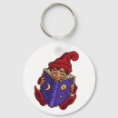 Search for funny gnomes key rings Red