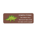 Search for stegosaurus return address labels Cute