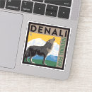 Search for alaska vintage travel stickers Denali