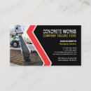 Search for concrete company business cards Simple