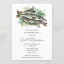 Search for fishing for men birthday invitations Watercolor