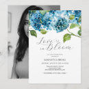 Search for hydrangea bridal shower invitations Watercolor