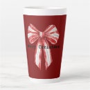 Search for white bow mugs Red
