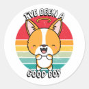 Search for cartoon puppy stickers Corgi
