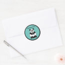 Search for cartoon panda stickers Black and white panda