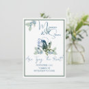Search for blue orchid save the dates White