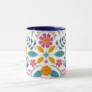 Search for bright floral mugs Colourful