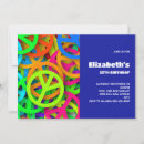 Search for peace sign invitations Hippie