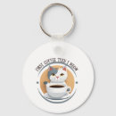 Search for cat in coffee key rings Espresso
