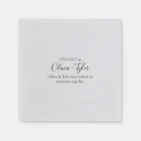 Search for fun fact wedding napkins Typography
