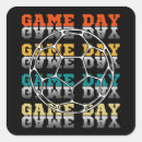 Search for game day stickers Typography