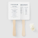 Search for fan wedding programs Classic