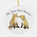 Search for twins first christmas tree decorations Red