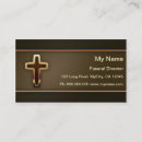 Search for funeral director business cards Burial