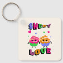 Search for cupcake love key rings Couple