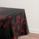Search for red tablecloths Dark