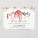 Search for rustic farm baby shower invitations Gender neutral