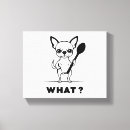 Search for chihuahua dog canvas prints Pug