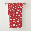 Search for valentines day bath towels White