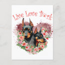 Search for doberman mom postcards Dog mum