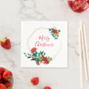 Search for red and gold christmas napkins Beautiful