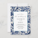 Search for blue porcelain wedding invitations Classic