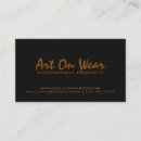 Search for direction business cards Black