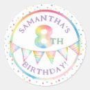 Search for 8th birthday stickers Whimsical