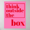 Search for think outside the box posters Modern